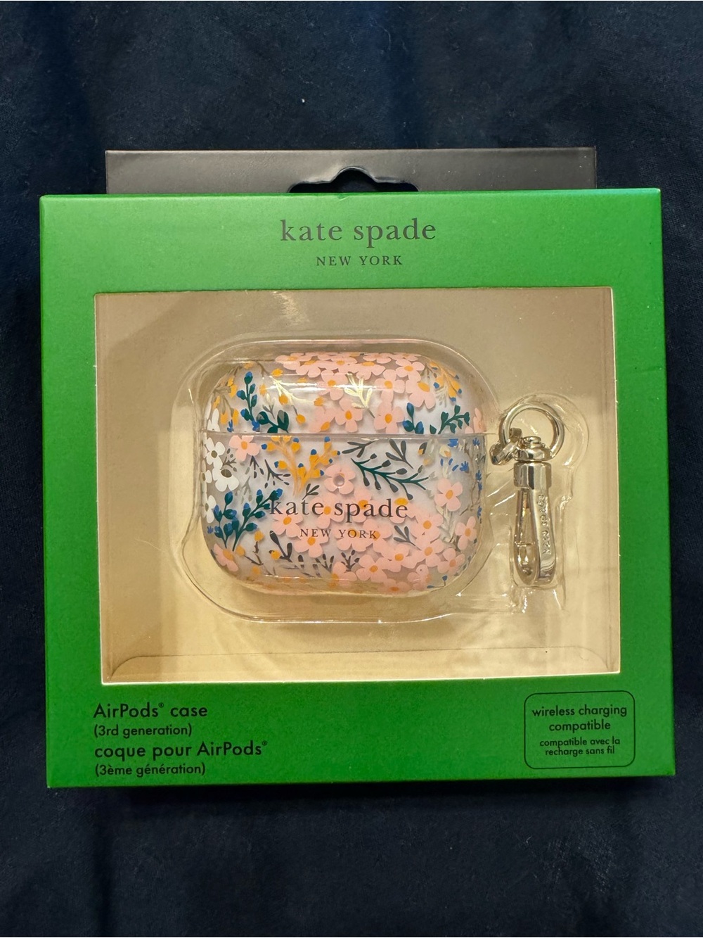 kate spade 3rd generation AirPod case floral